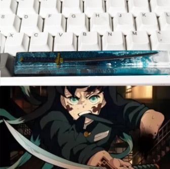Demon Slayer Spacebar Keycap – Anime Maiden