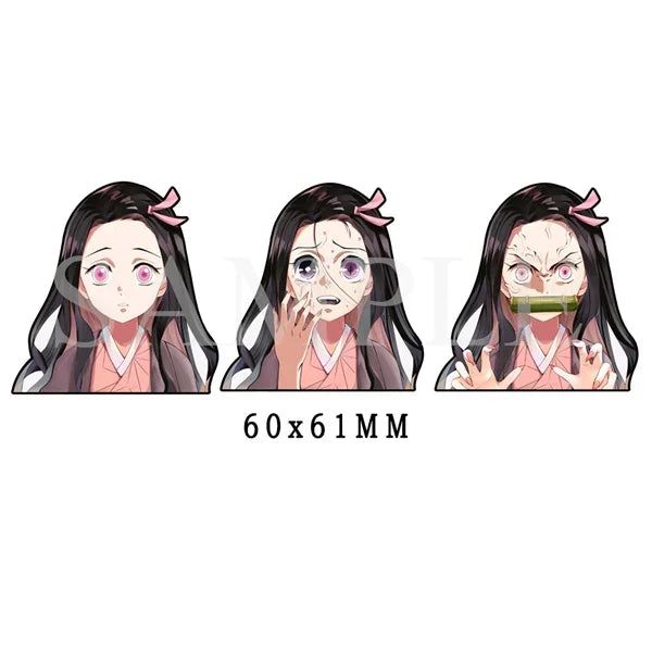 Anime Motion Lenticular Small Stickers Decals – Anime Maiden
