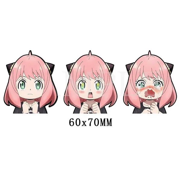 Anime Motion Lenticular Small Stickers Decals – Anime Maiden