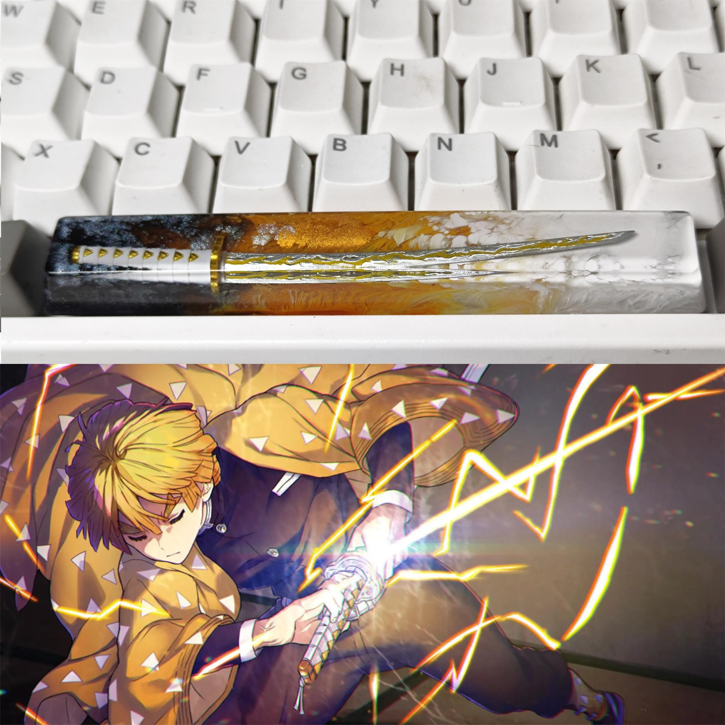 Demon Slayer Spacebar Keycap – Anime Maiden