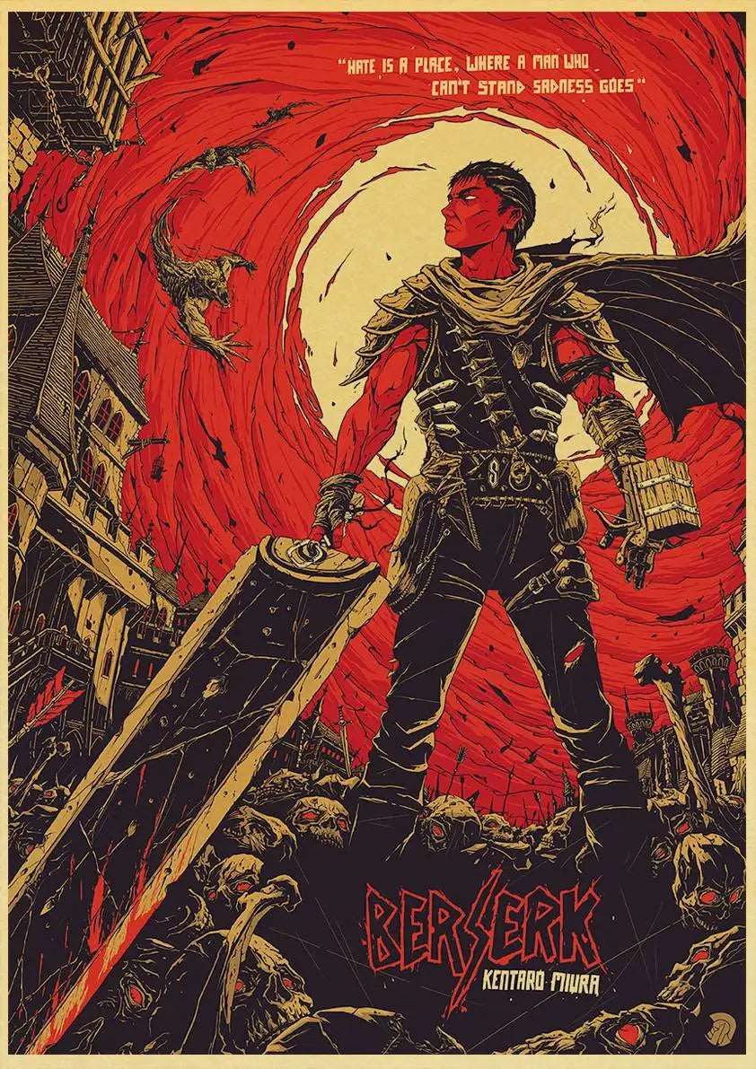 Berserk Anime Poster Collection | Anime Maiden