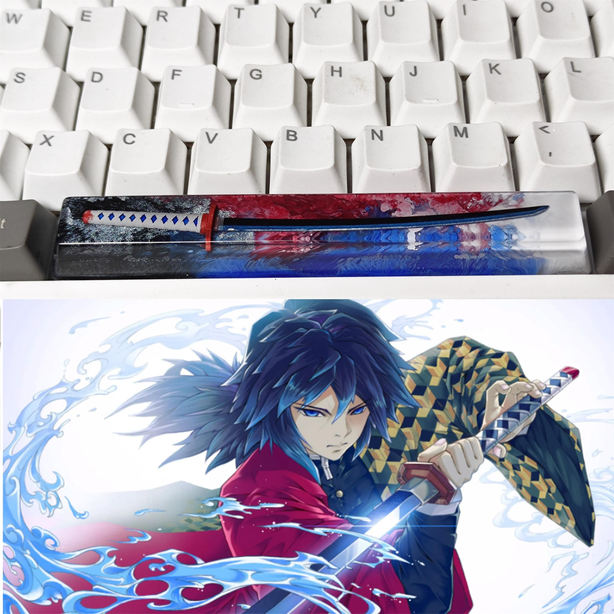 Demon Slayer Spacebar Keycap – Anime Maiden