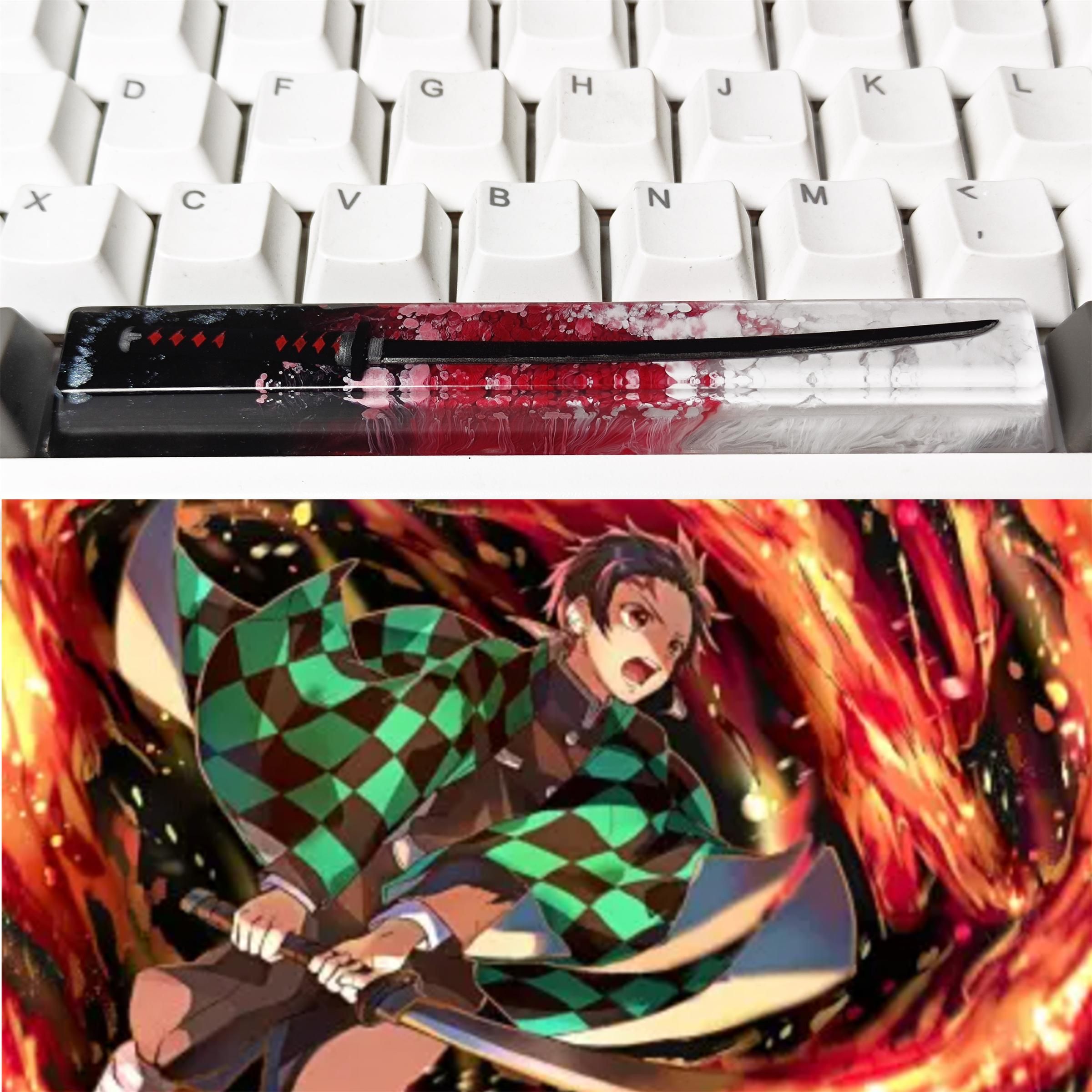 Demon Slayer Spacebar Keycap – Anime Maiden