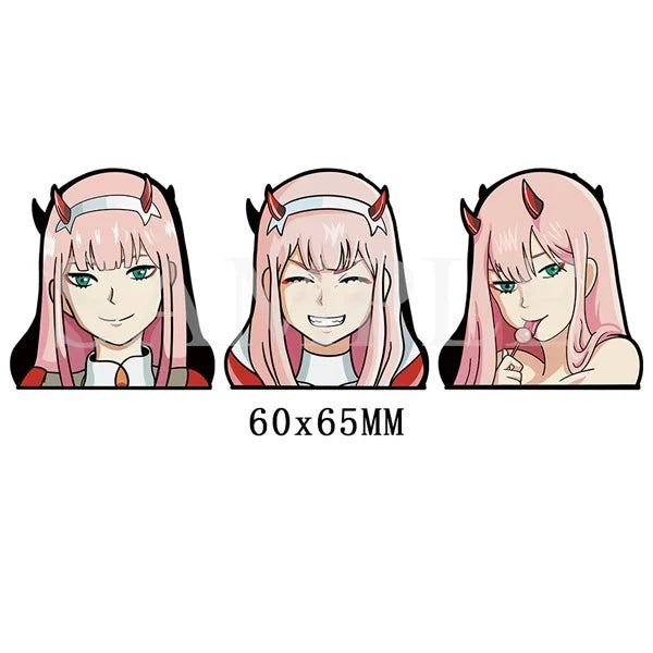 Anime Motion Lenticular Small Stickers Decals – Anime Maiden