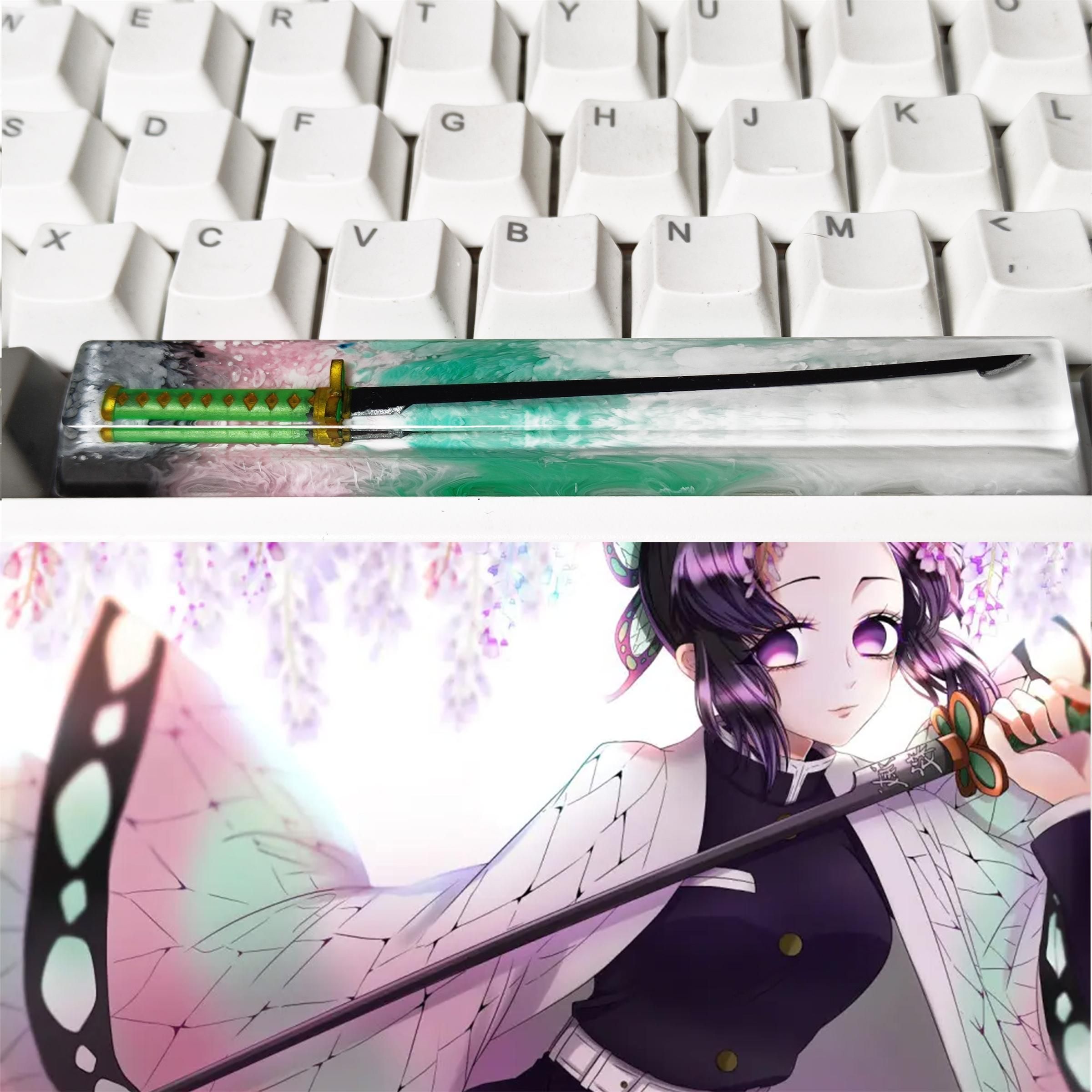 Demon Slayer Spacebar Keycap – Anime Maiden