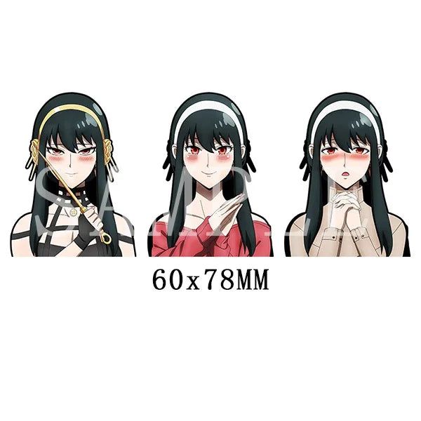 Anime Motion Lenticular Small Stickers Decals – Anime Maiden